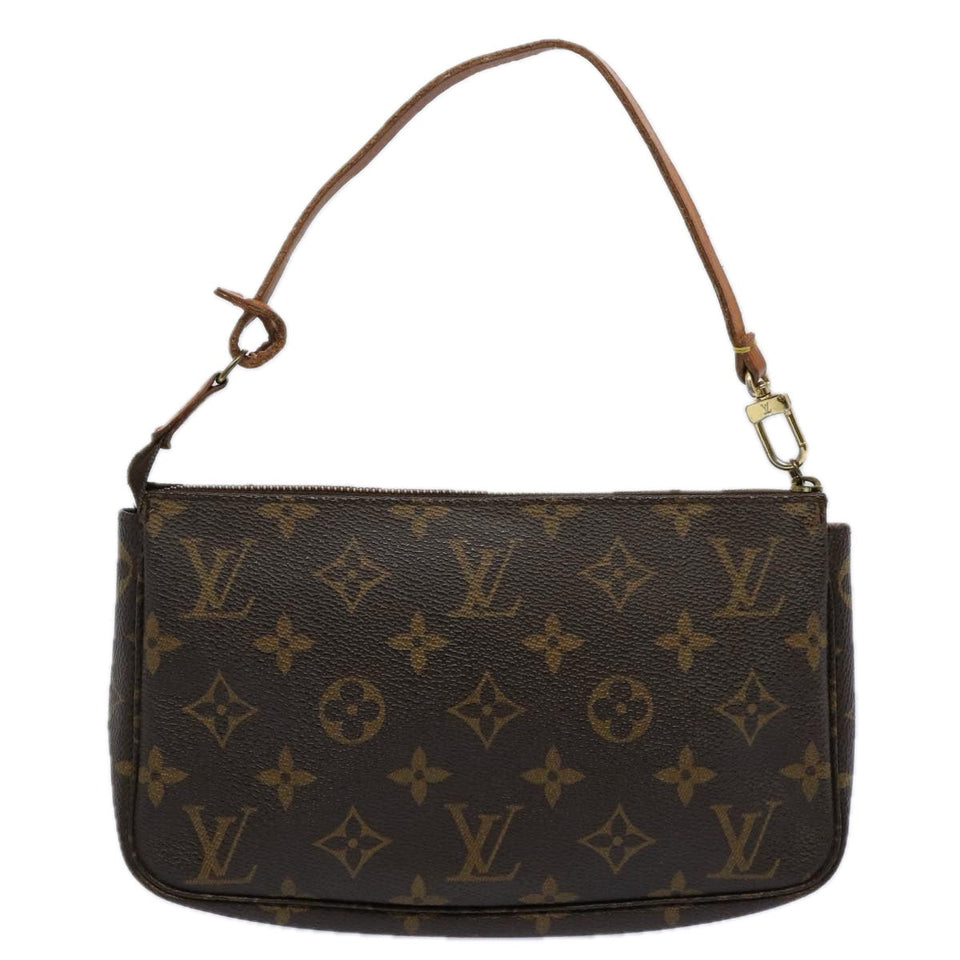 Louis Vuitton Pochette Accessoire  Canvas Clutch Bag