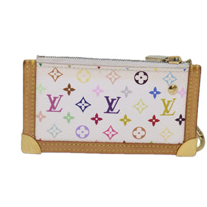 Louis Vuitton Pochette Clés  Canvas Clutch Bag