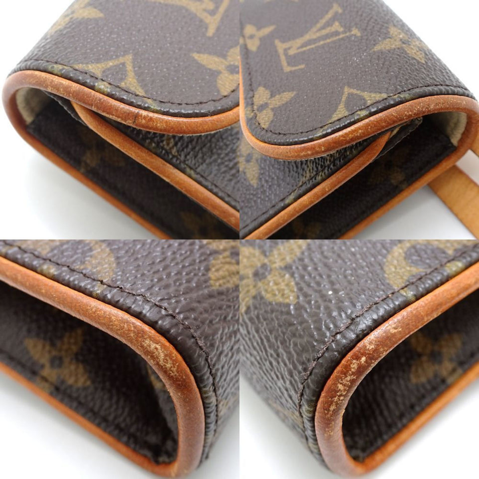Louis Vuitton Pochette Florentine  Canvas Clutch Bag