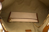 Gucci Tan Rajah Canvas Tiger Head Detail Tote