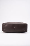 Chanel Brown Chocolate Bar Boston Bag with Silver Hardware
