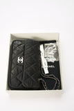 Chanel Black Textured Coated Nylon Single Flap Bag - Black