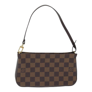 Louis Vuitton Pochette Accessoire  Canvas Clutch Bag