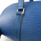 Louis Vuitton Epi Soufflot Shoulder Bag Hand Bag Blue M52225