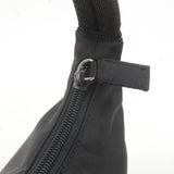 Prada Logo Nylon Hand Bag Pouch Purse NERO Black