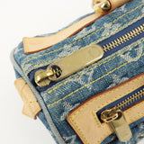 Louis Vuitton Monogram Denim Neo Speedy Boston Bag Blue M95019