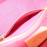 Louis Vuitton Monogram Vernis Lead PM Hand Bag Framboise M9132F