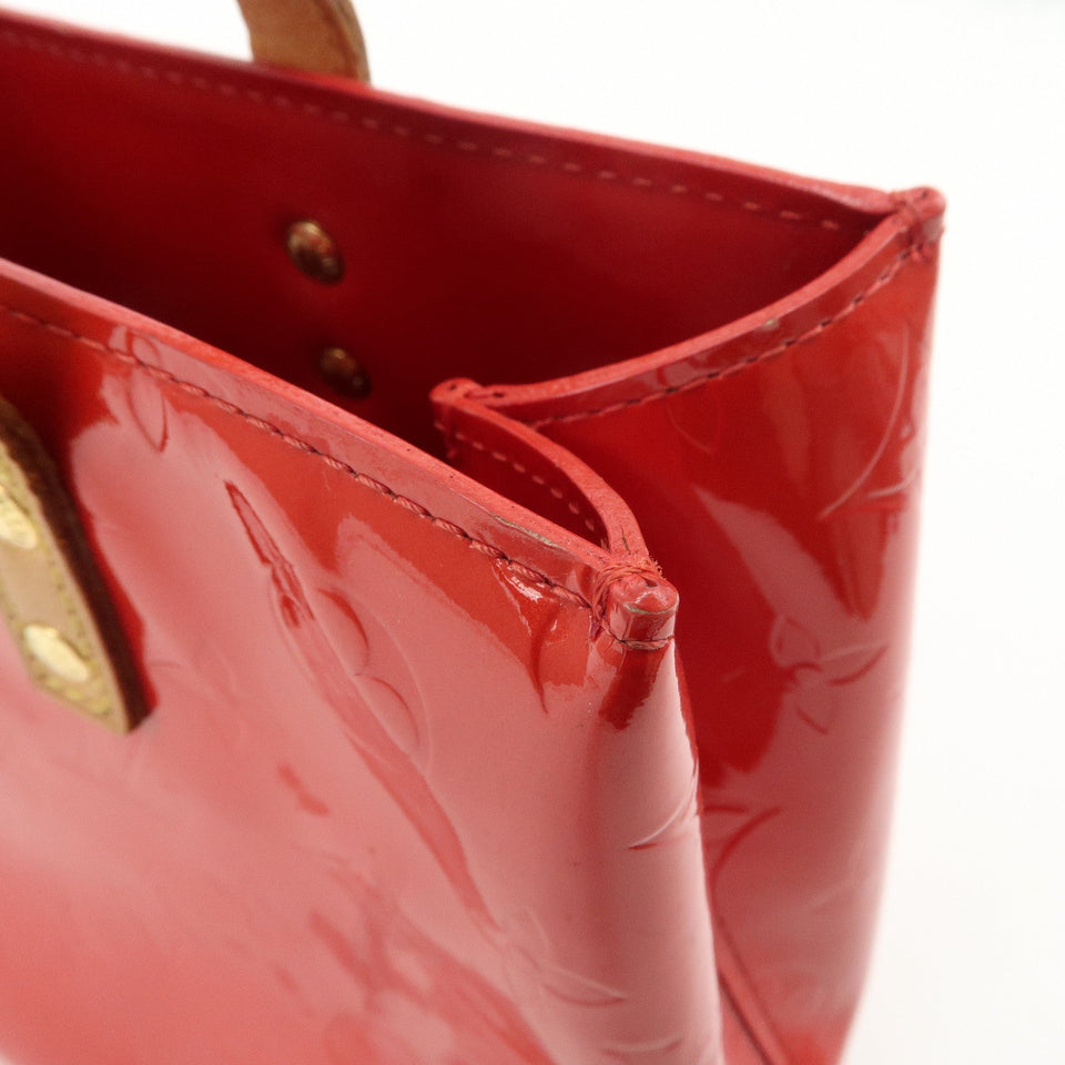 Louis Vuitton Monogram Vernis Lead PM Hand Bag M91088 Rouge