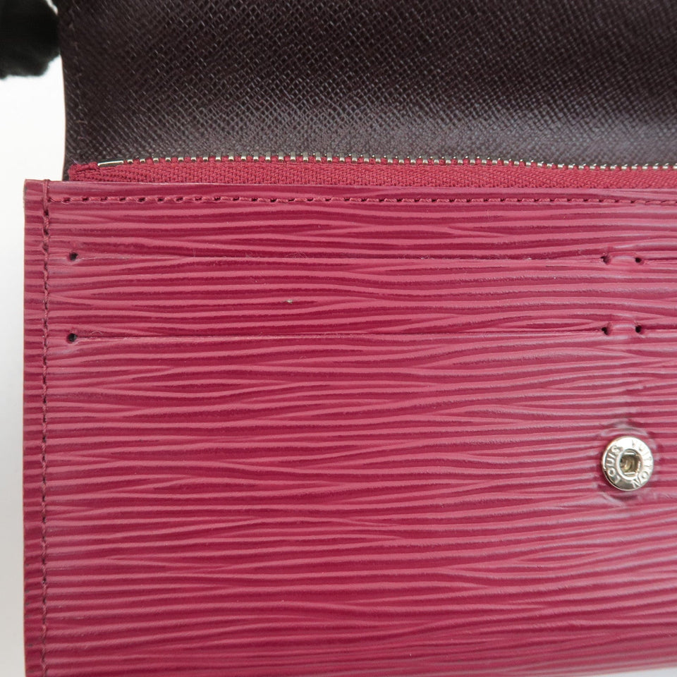 Louis Vuitton Epi Portefeuille Emily Wallet Fuchisa M60851