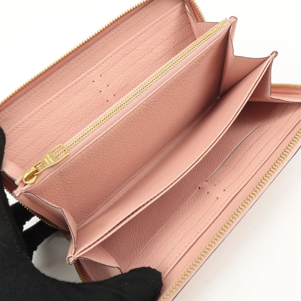 Louis Vuitton Monogram Empreinte Zippy Wallet Rose Poudre M64090