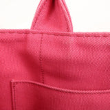 Prada Logo Canapa Mini Canvas 2Way Tote Bag Pink 1BG439