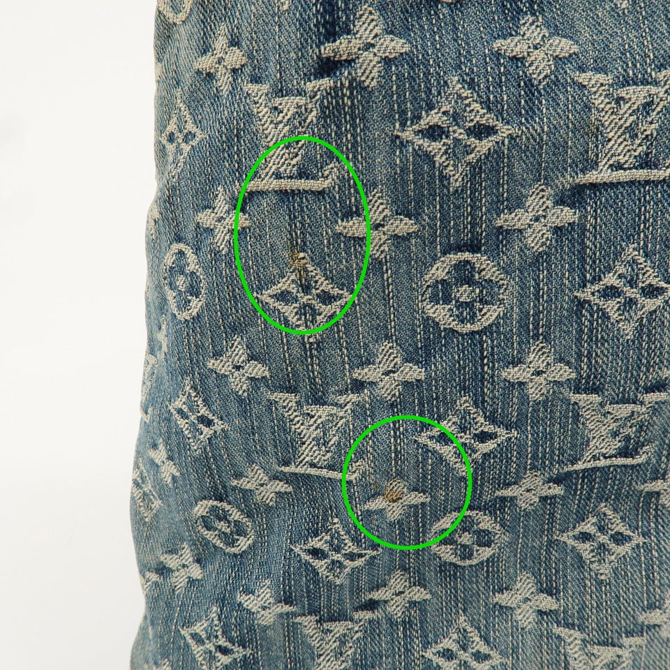 Louis Vuitton Monogram Denim Baggy GM Shoulder Bag M95048