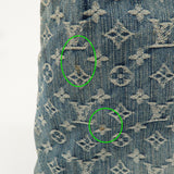 Louis Vuitton Monogram Denim Baggy GM Shoulder Bag M95048