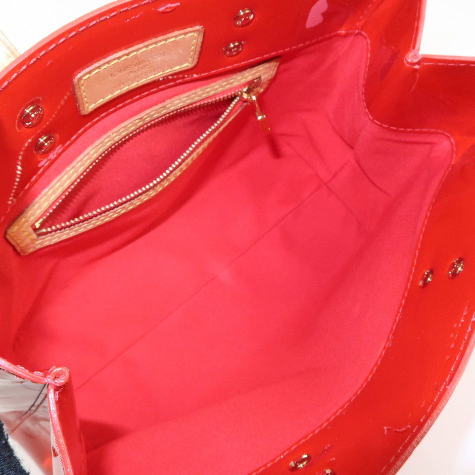 Louis Vuitton Monogram Vernis Lead PM Hand Bag Rouge M91088