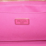 Prada Canapa Canvas Tote Bag Hand Bag Pink BN1877