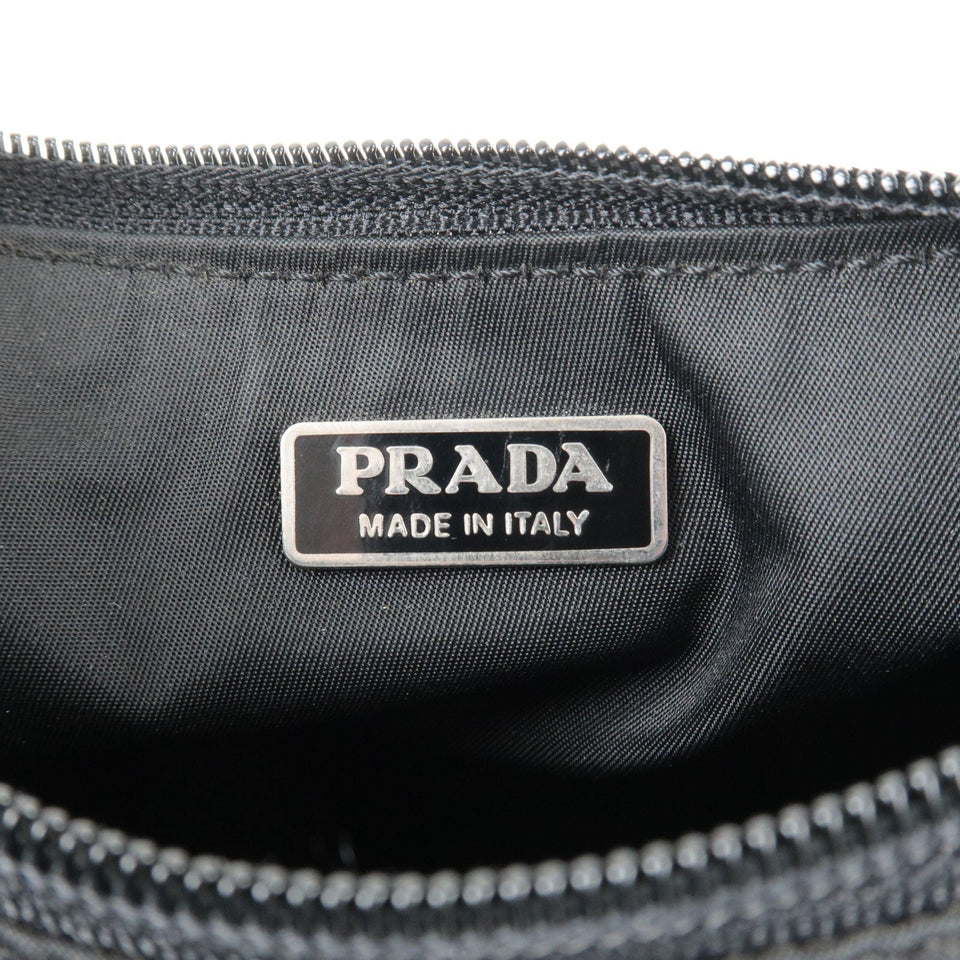 Prada Nylon Hand Bag Shoulder Bag Pouch Black Nero MV519