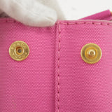 Prada Canapa Mini Canvas 2Way Bag Shoulder Bag Pink B2439G