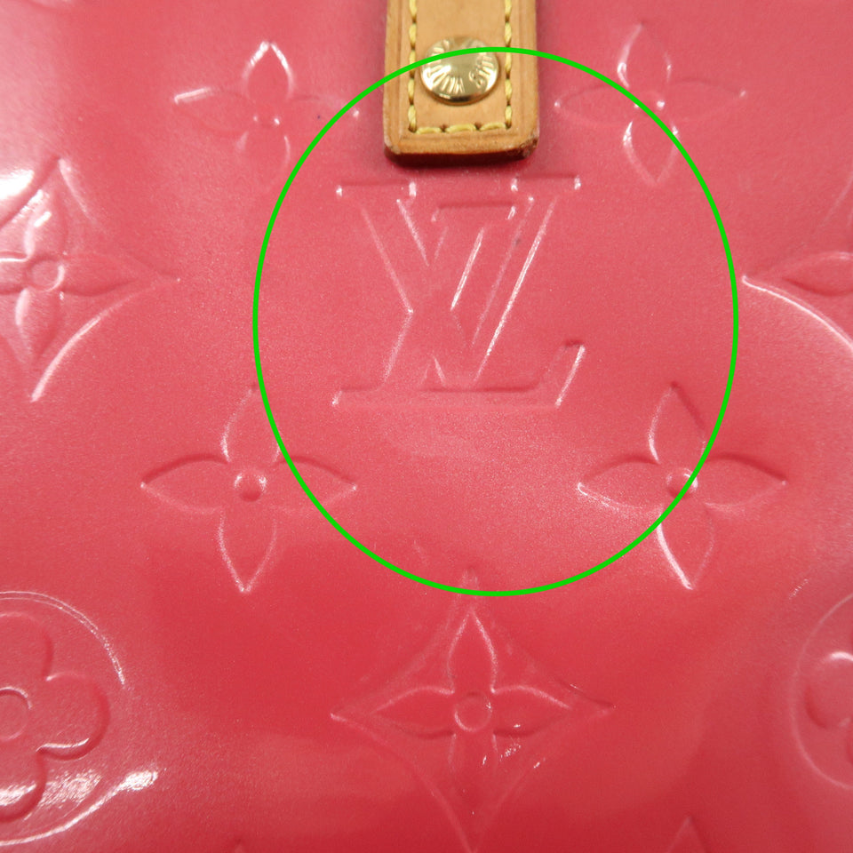 Louis Vuitton Monogram Vernis Lead PM Hand Bag Pink M991221