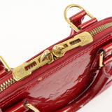 Louis Vuitton Monogram Vernis Alma BB Cerise Hand Bag M90174