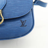 Louis Vuitton Epi Mini Saint Cloud Shoulder Bag Blue M52215