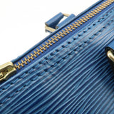 Louis Vuitton Epi Speedy 25 Hand Boston Bag Blue M43015