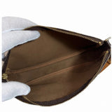 Louis Vuitton Pochette Accessoire  Canvas Clutch Bag