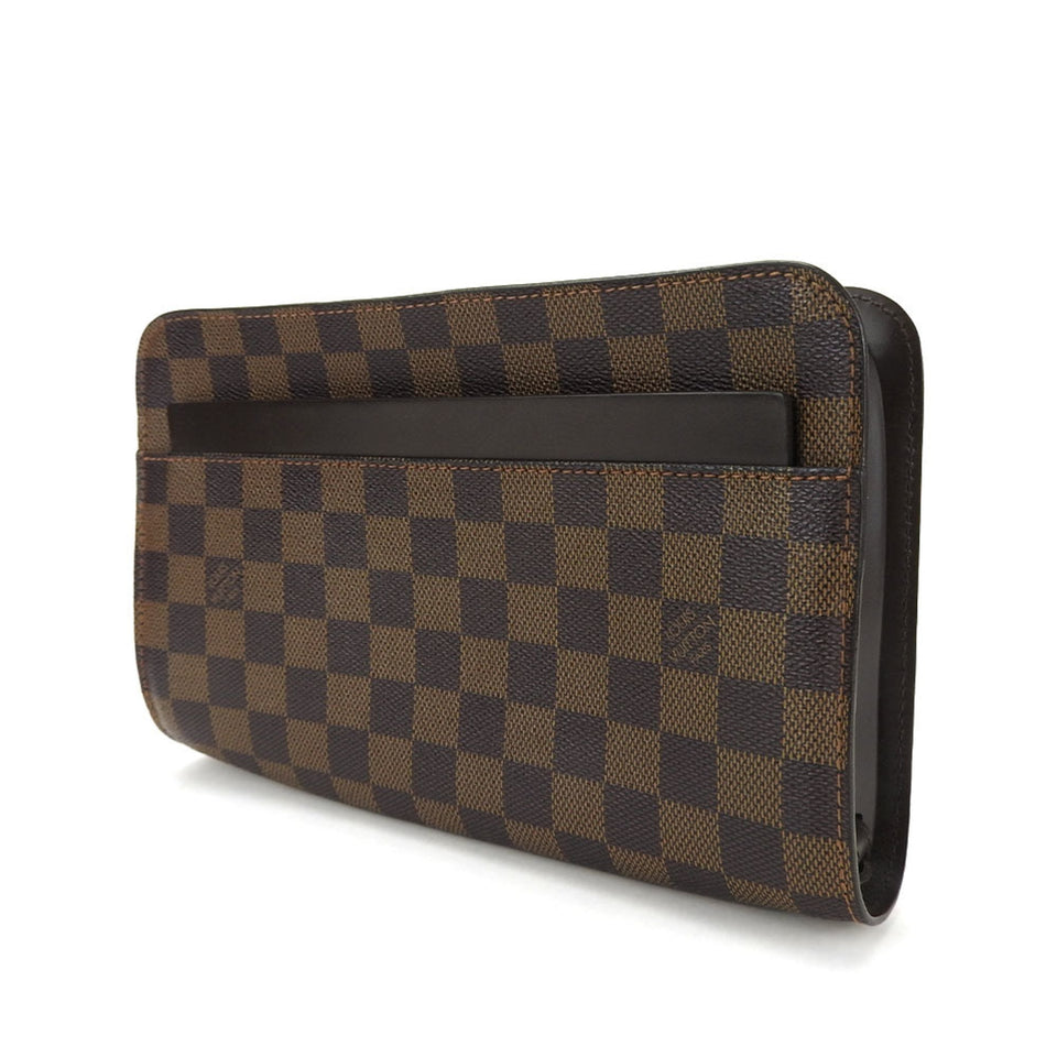 Louis Vuitton Saint Louis  Canvas Clutch Bag