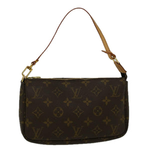 Louis Vuitton Pochette Accessoire  Canvas Clutch Bag