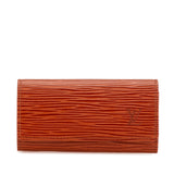 Brown Louis Vuitton Epi 4 Key Holder