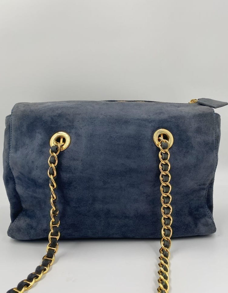 Vintage Prada Suede Tote