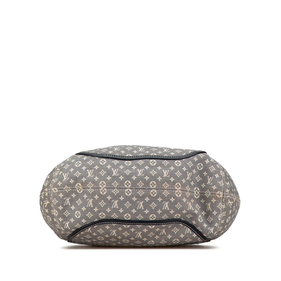 Gray Louis Vuitton Monogram Mini Lin Idylle Romance Hobo Bag