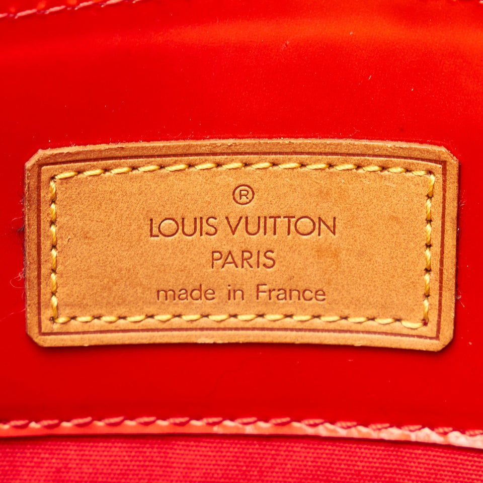 Louis Vuitton Reade PM Red Monogram Vernis