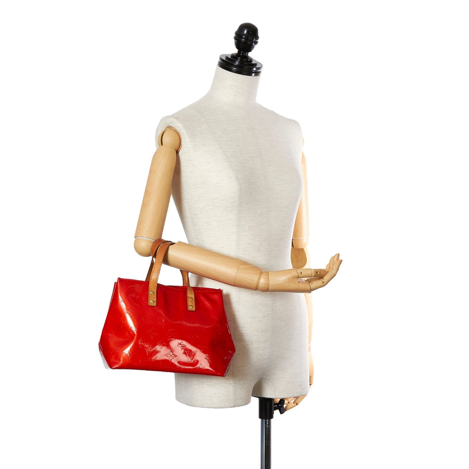 Louis Vuitton Reade PM Red Monogram Vernis