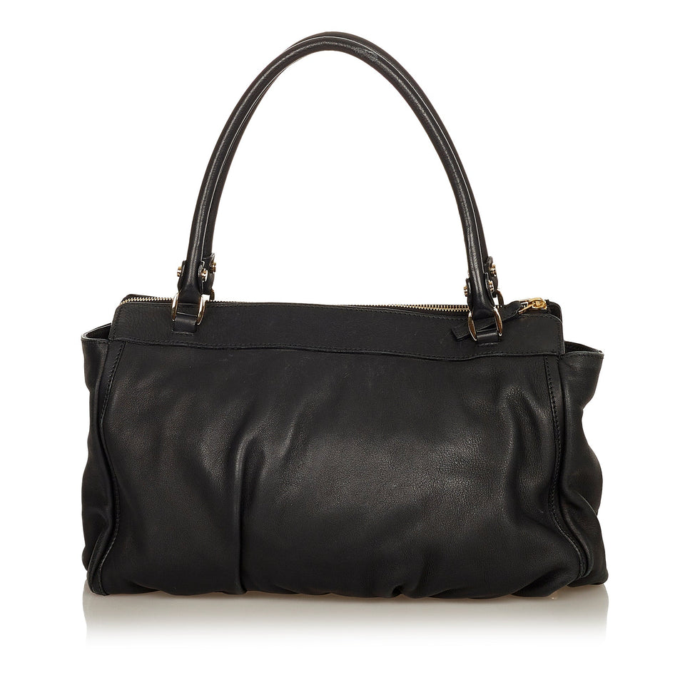 Gucci Abbey D-Ring Tote Bag Black