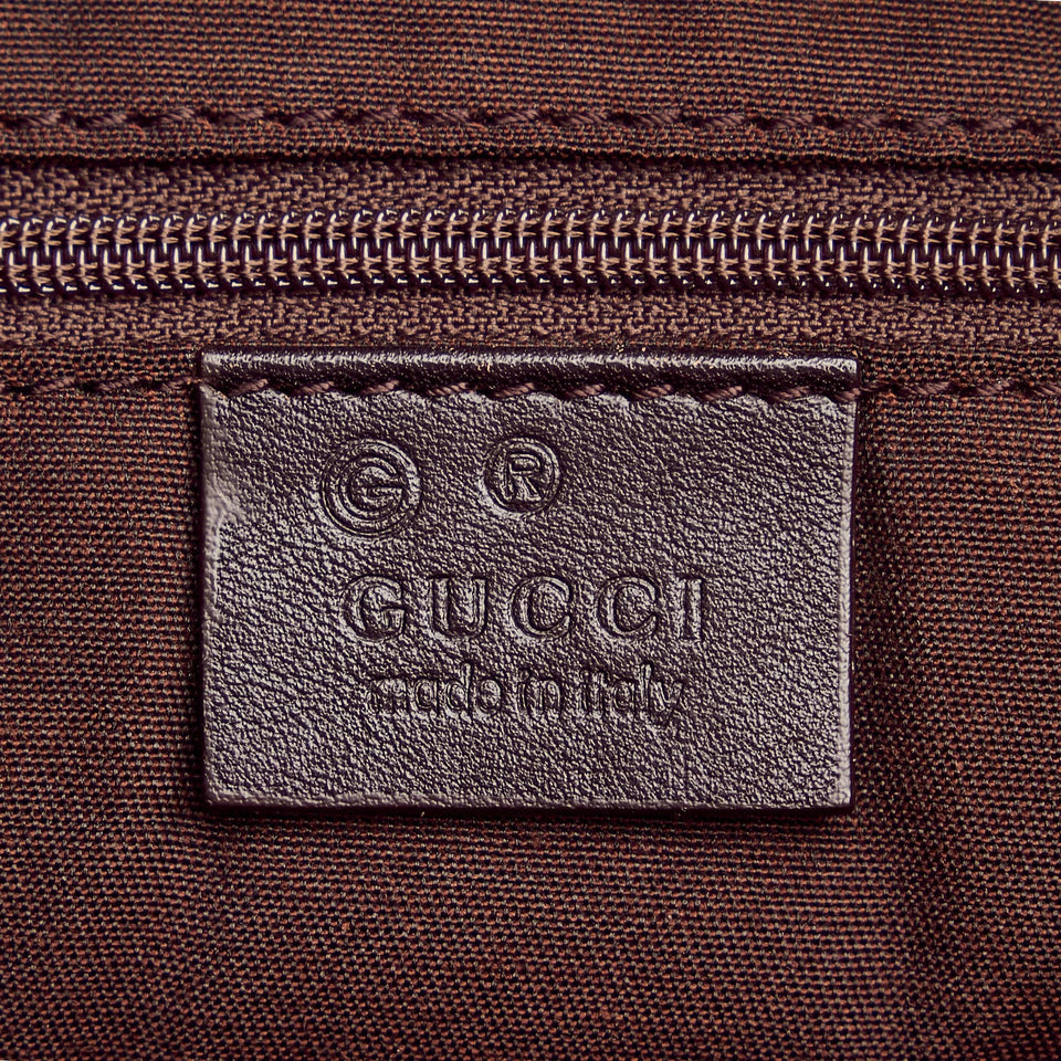 Gucci Tote Bag Brown Canvas
