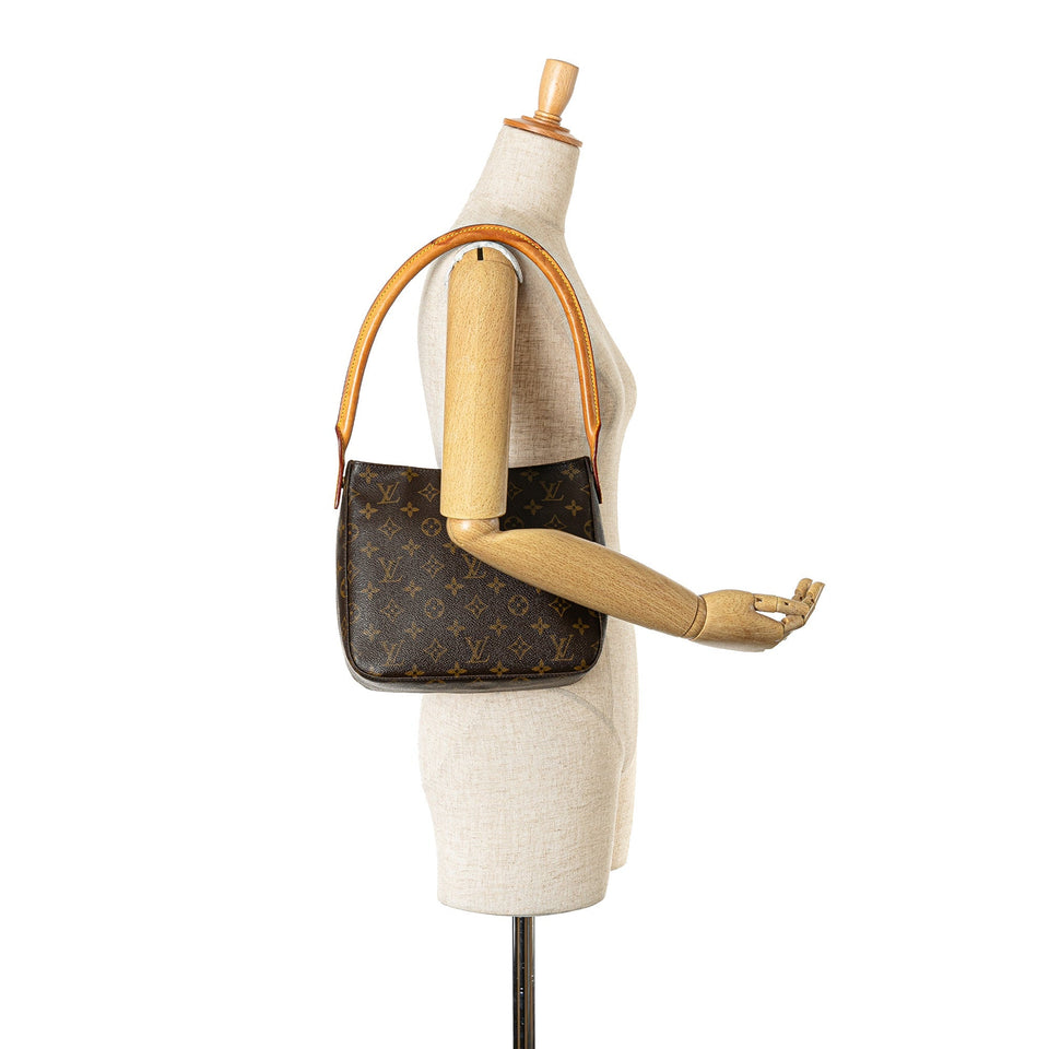 Brown Louis Vuitton Monogram Looping MM Shoulder Bag