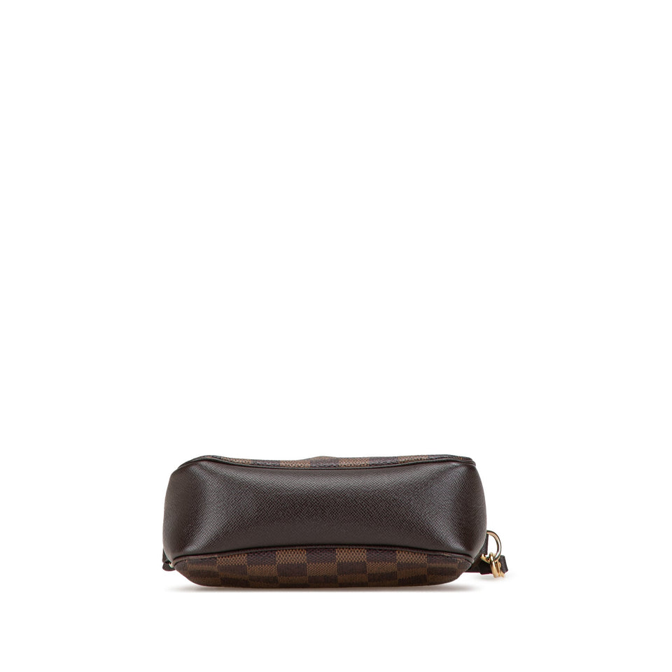 Brown Louis Vuitton Damier Ebene Trousse Pochette Handbag