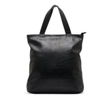 Black Chanel CC Embossed Leather Tote