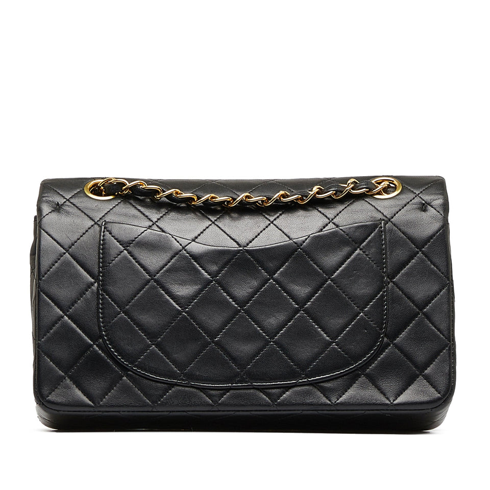 Chanel Classic Double Flap Small Black Lambskin Gold