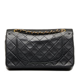 Chanel Classic Double Flap Small Black Lambskin Gold