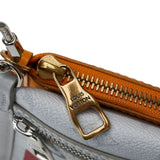 Gray Louis Vuitton Monogram Antartica Double Flat Messenger Crossbody Bag