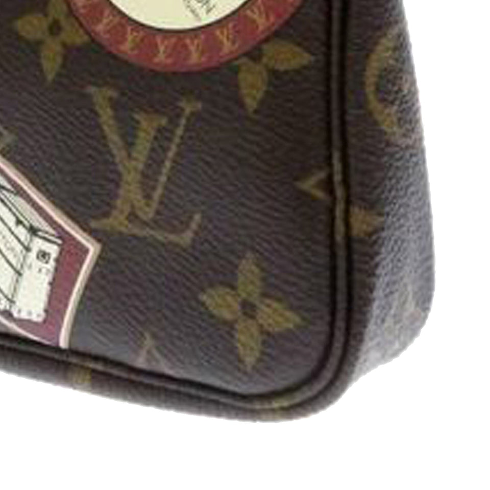 Louis Vuitton Patch Pochette Accessoires Mini Monogram Canvas