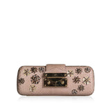 Minaudiere Python Clutch