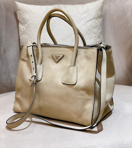 Prada Grey Shoulder Bag