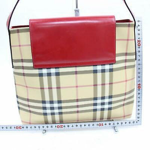 Burberry London Shoulder Bag Brown PVC (SHC1-15551)