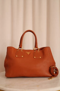 Prada Orange Vitello Daino Bag