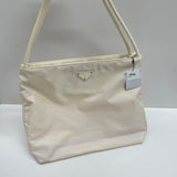 Prada Nylon Creamy White Tessuto City Tote Bag