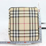 Burberry London Shoulder Bag Beige PVC