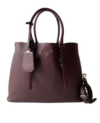 Prada Cerise Medium Double Handle Bag