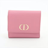 Dior Montaigne Leather Wallet Pink